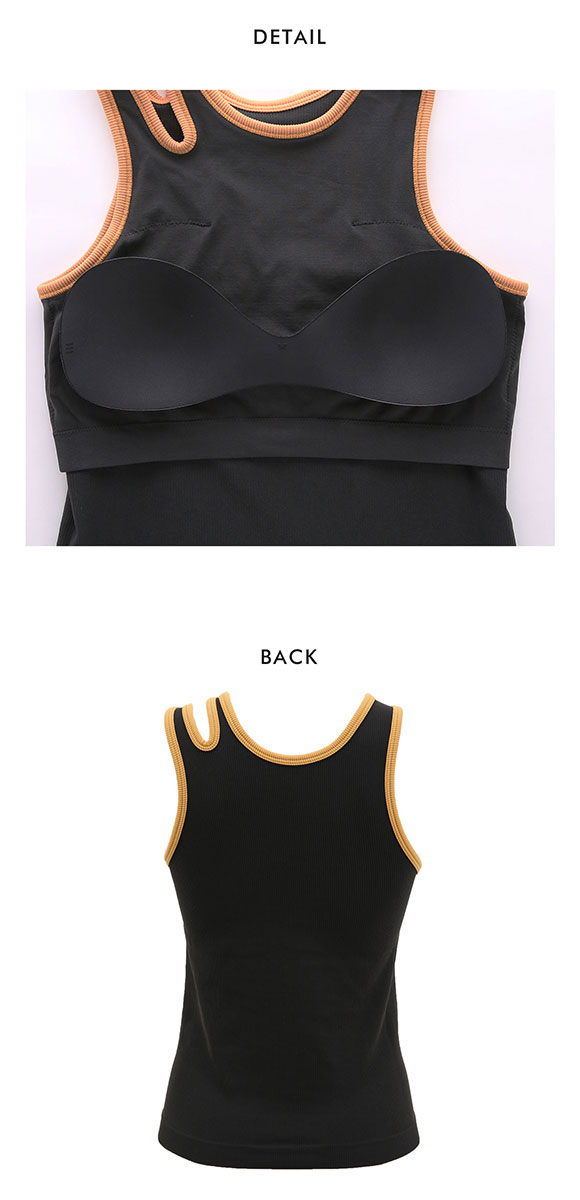 ワコール ゴコチ cooomy. クーミー UGG244 カップ付き インナー ノースリーブ ML Wacoal GOCOCi