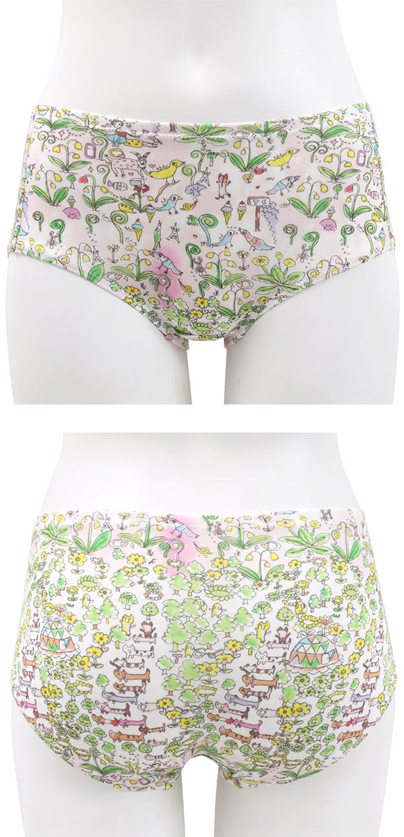 ワコール ツモリチサト 森の中でグランピング ショーツ ノーマル LL Wacoal tsumori chisato SLEEP