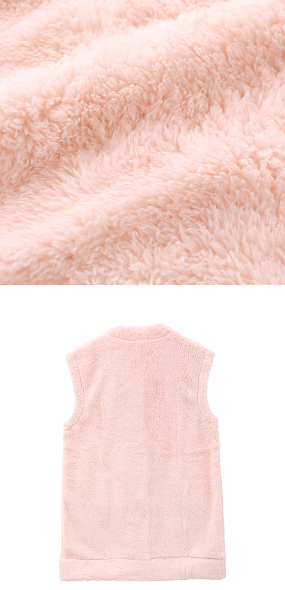 ワコール ツモリチサト ベスト フリース ミディロング丈 ネコ Wacoal