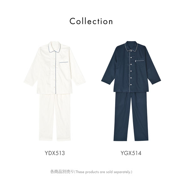 ワコール Wacoal 睡眠科学 レディース 綿サテン シャツ パジャマ 長袖 上下セット 綿100％ コットン