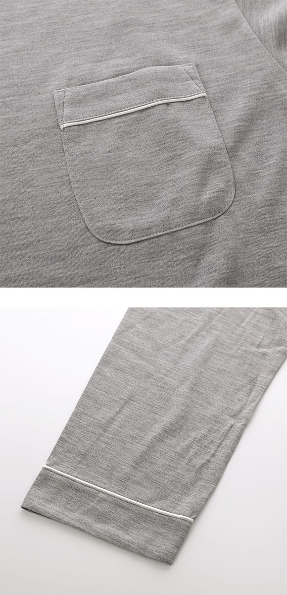 ワコール 睡眠科学 レディース シルク100％ パジャマ 長袖 上下セット