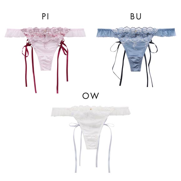 ココランジェ メリーガーデン Tバック ショーツ サイドリボン ストリング COCO Linge
