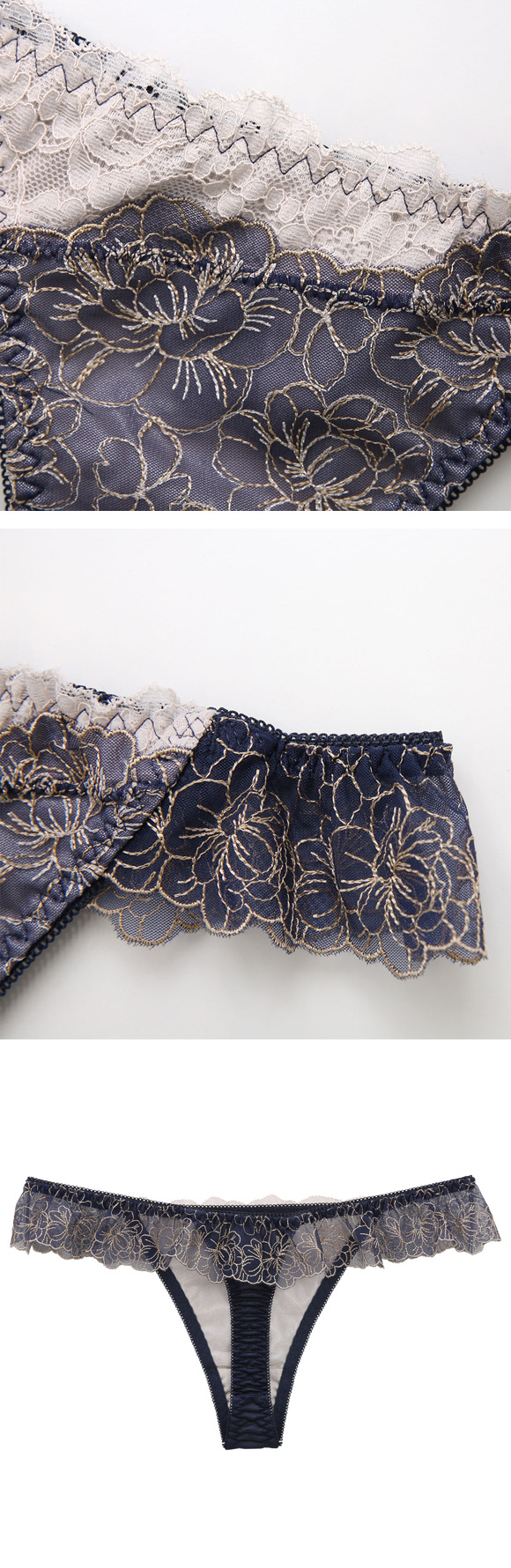 ココランジェ クラシカルブルーム Tバック ショーツ 単品 COCO Linge