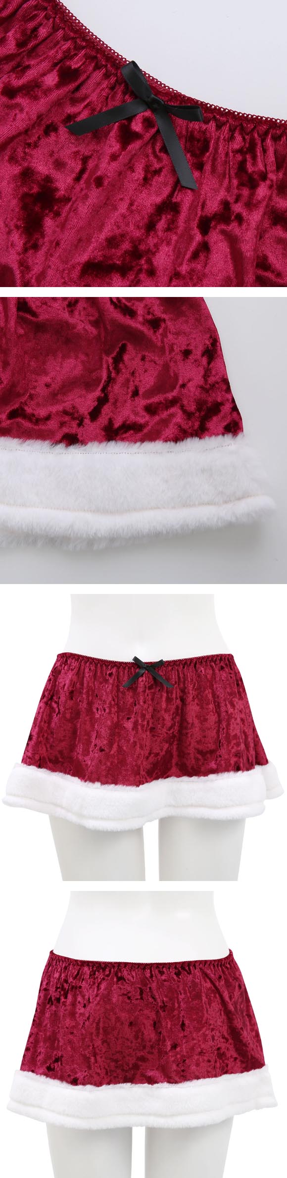 ココランジェ クリスマスサンタ スカート ショーツ COCO Linge