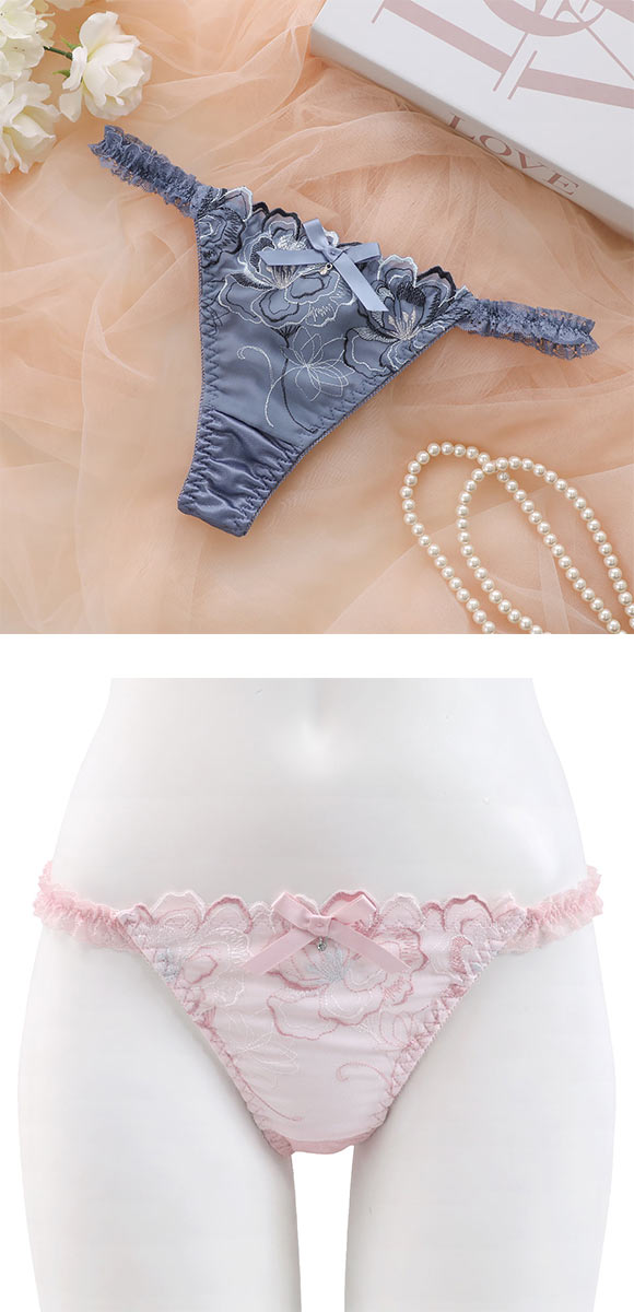 ココランジェ ユーフォリアフラワーシフォン Tバック ショーツ COCO Linge