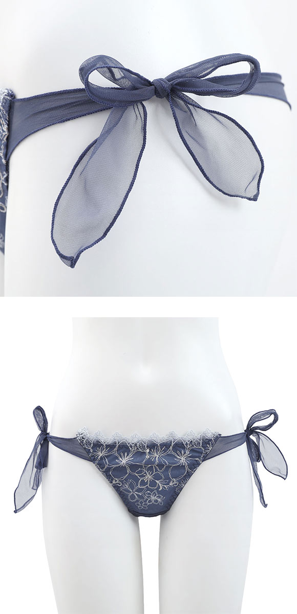 ココランジェ エクランフルール ショーツ Tバック サイドリボン COCO Linge