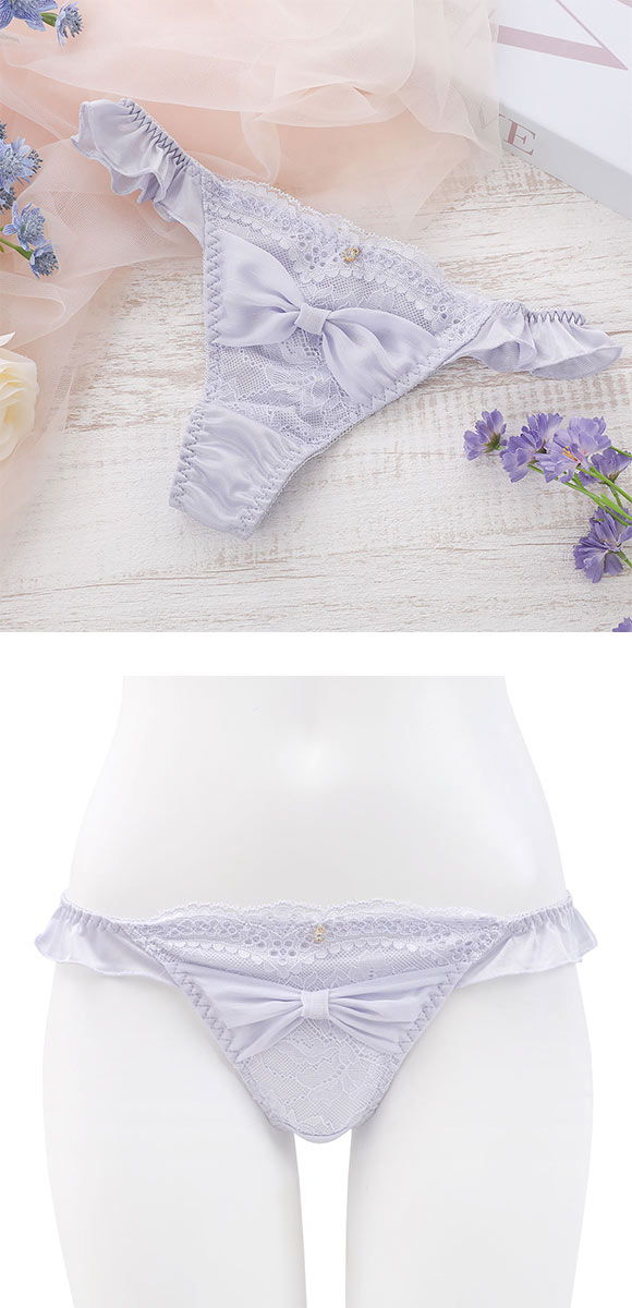 ココランジェ スパークルリボン Tバック ショーツ COCO Linge