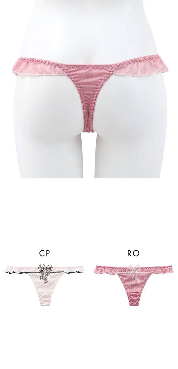 ココランジェ ストライプドーリーシンフォニー Tバック ショーツ COCO Linge