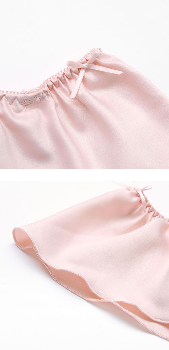 ココランジェ サテンローズアップリケ Tバック ショーツ フレア スカート 単品 COCO Linge