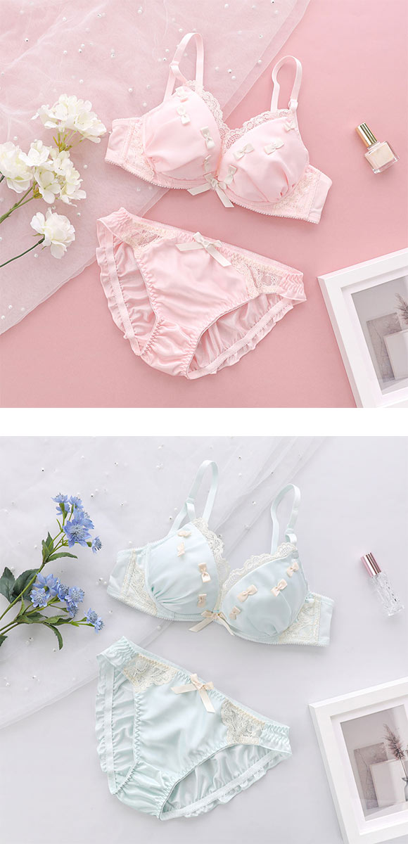 ココランジェ プティリボン ブラジャー ショーツ セット COCO Linge