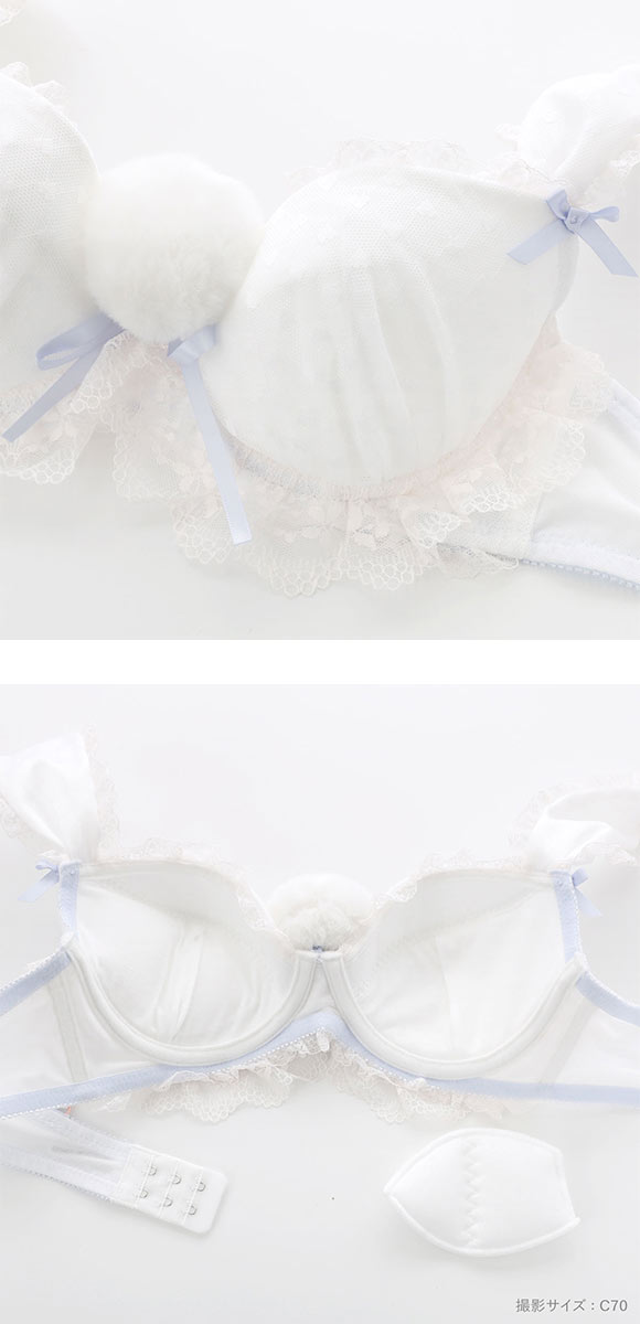 ココランジェ プリティバニーガール ブラジャー ショーツ セット 谷間 大きいサイズ COCO Linge