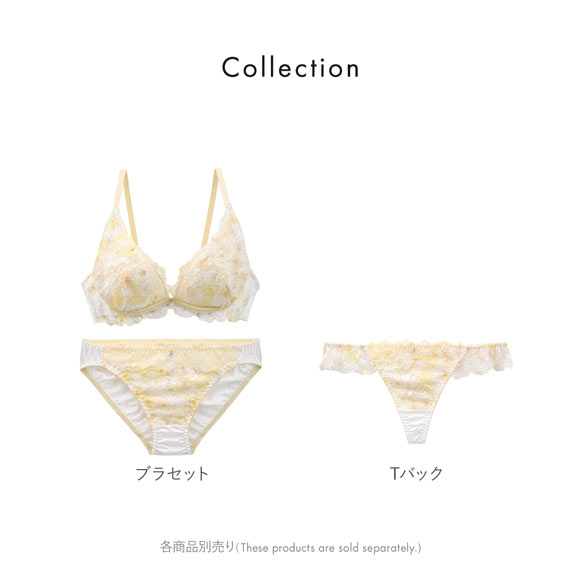 ココランジェ ブルーミングドリーム ブラジャー ショーツ セット