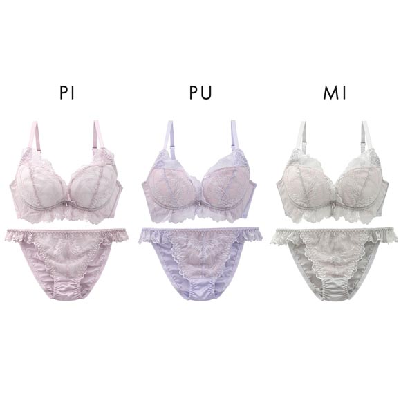 ココランジェ エクラストレッチセリーナ 神盛 ボリュームUP ブラジャー ショーツ セット COCO Linge
