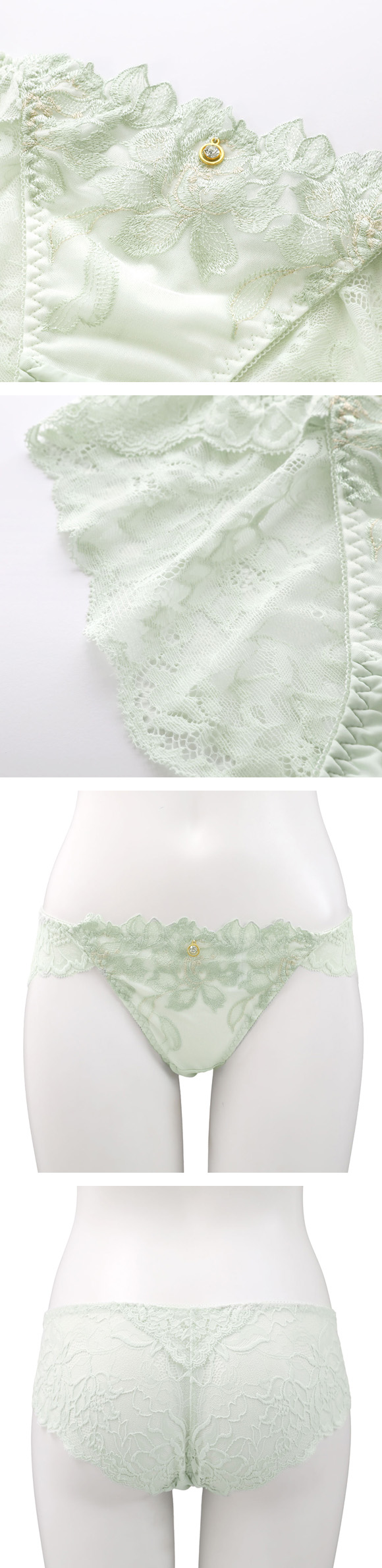 セントオードリー ティアラ ピュアセダクション 総レース バックレース ショーツ 単品 St.Audrey tiara