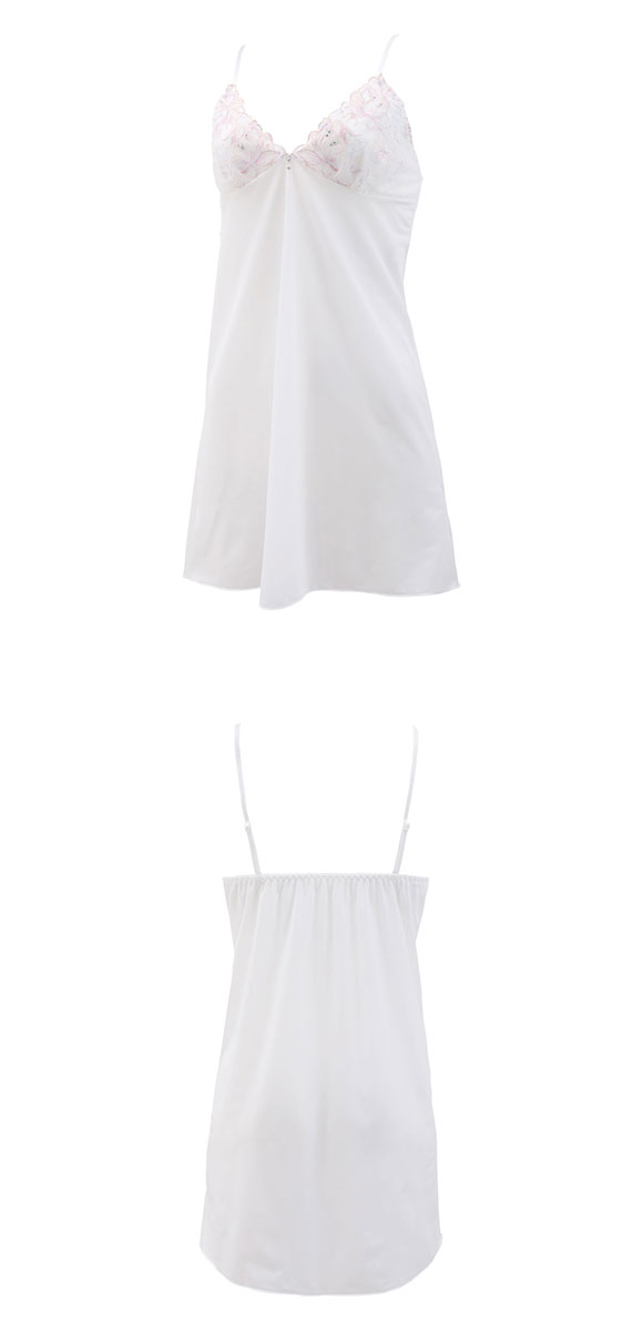 セントオードリー ティアラ ジュエルバタフライ スリップ ロングキャミソール St.Audrey tiara