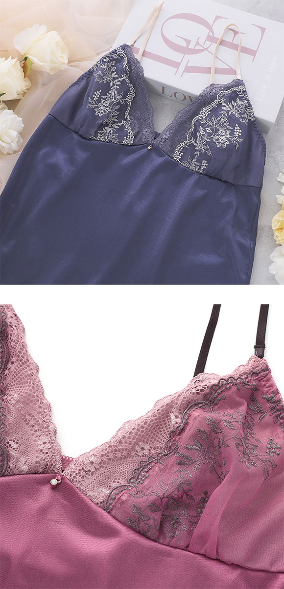 ココランジェ ミスティフローラ スリップ 75cm ランジェリー COCO Linge