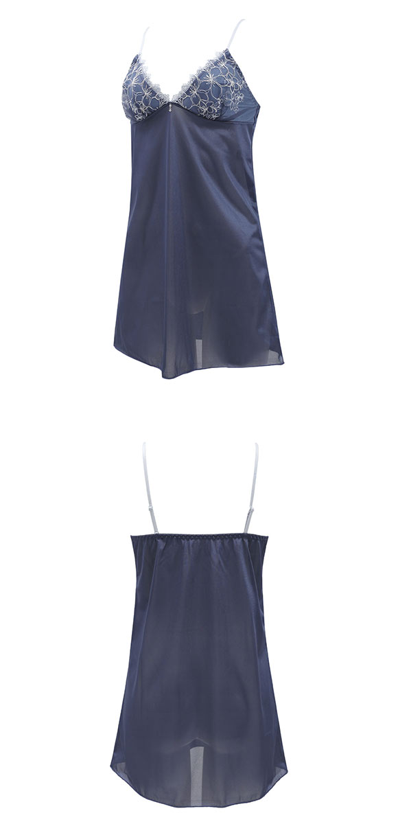 ココランジェ エクランフルール 75cm スリップ ランジェリー COCO Linge