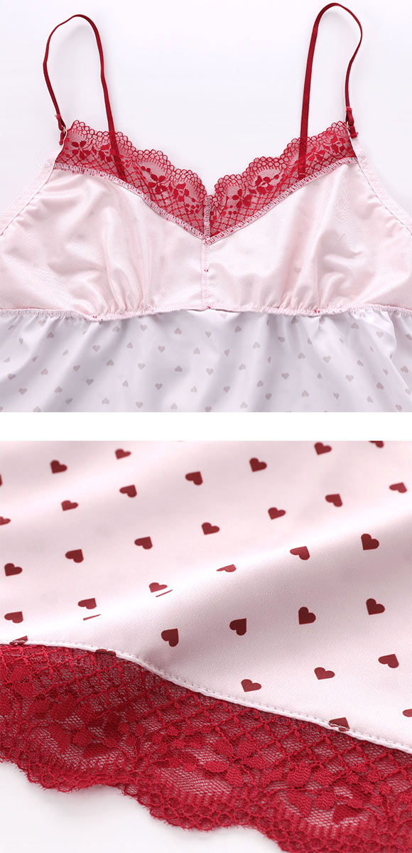 ココランジェ チャーミーハートドット キャミソール ランジェリー COCO Linge