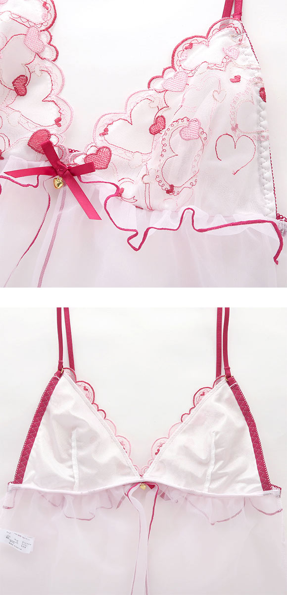 ココランジェ ハートフルメロディー ベビードール ランジェリー COCO