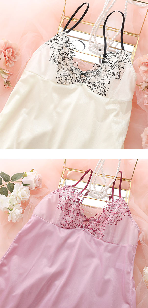 ココランジェ フローラルラッシュ スリップ ランジェリー COCO Linge