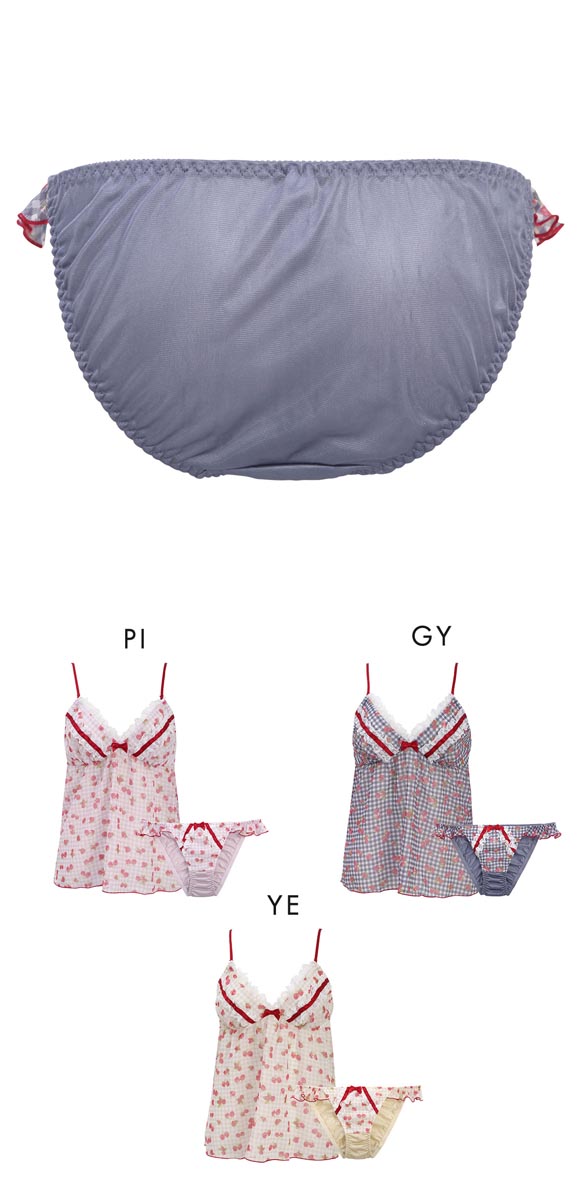 ココランジェ ガーリースウィートストロベリー キャミソールセット キャミソール ショーツ ランジェリー COCO Linge