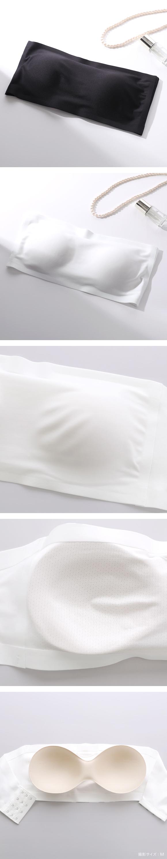 ココランジェ フックチューブブラ ノンワイヤー ストラップレス COCO Linge