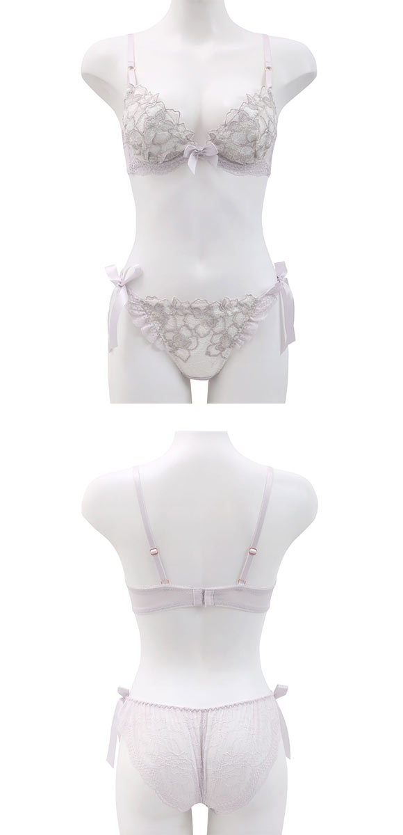 ココランジェ フラワージュエル ブラジャー ショーツ セット SHIROHATO