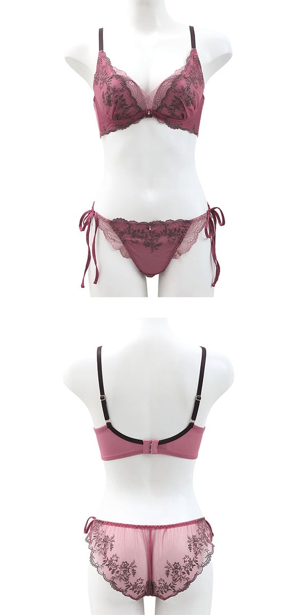 ココランジェ ミスティフローラ SHIROHATO別注 ブラジャー ショーツ セット ABCDEF 大きいサイズ 小さいサイズ COCO Linge