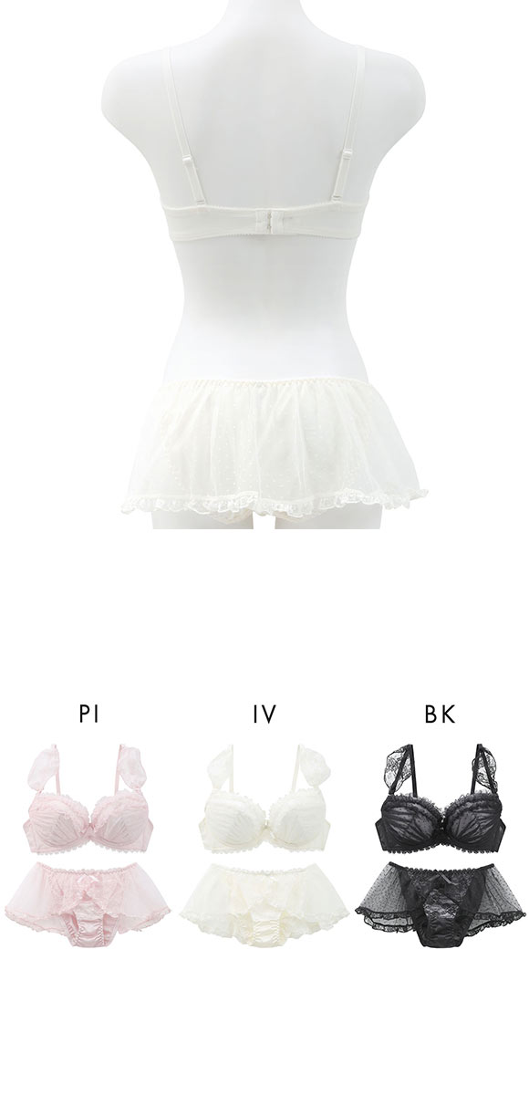 ココランジェ ロリィタラッセル ブラジャー ショーツ セット SHIROHATO別注 谷間 COCO Linge