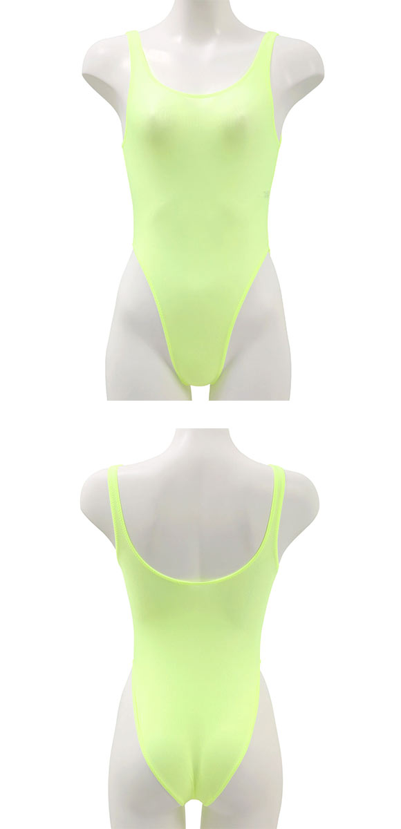 ユニセックス UNISEX Clearskin ハイレグ ボディスーツ フルバック M 男女兼用 TMコレクション ジェンダーレス スケスケ プレイ