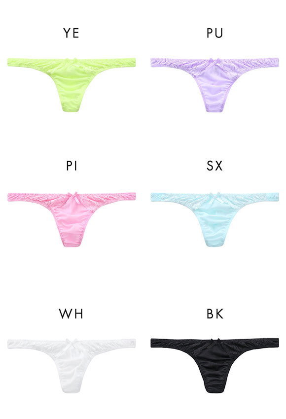 ユニセックス uniSeX NewT2M2 Cute lace Tバック 男女兼用 ジェンダーレス