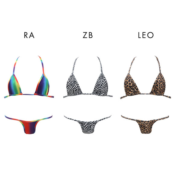 レディース マイクロビキニ PLAY Variety of patterns Super micro bikini set ブラセット Tバック セクシー下着