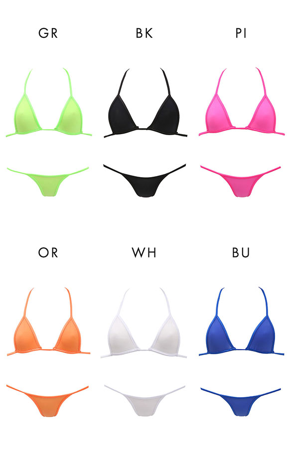 レディース マイクロビキニ PLAY STRIKESKINxWET micro bra ブラセット Tバック M ブラレット セクシー下着