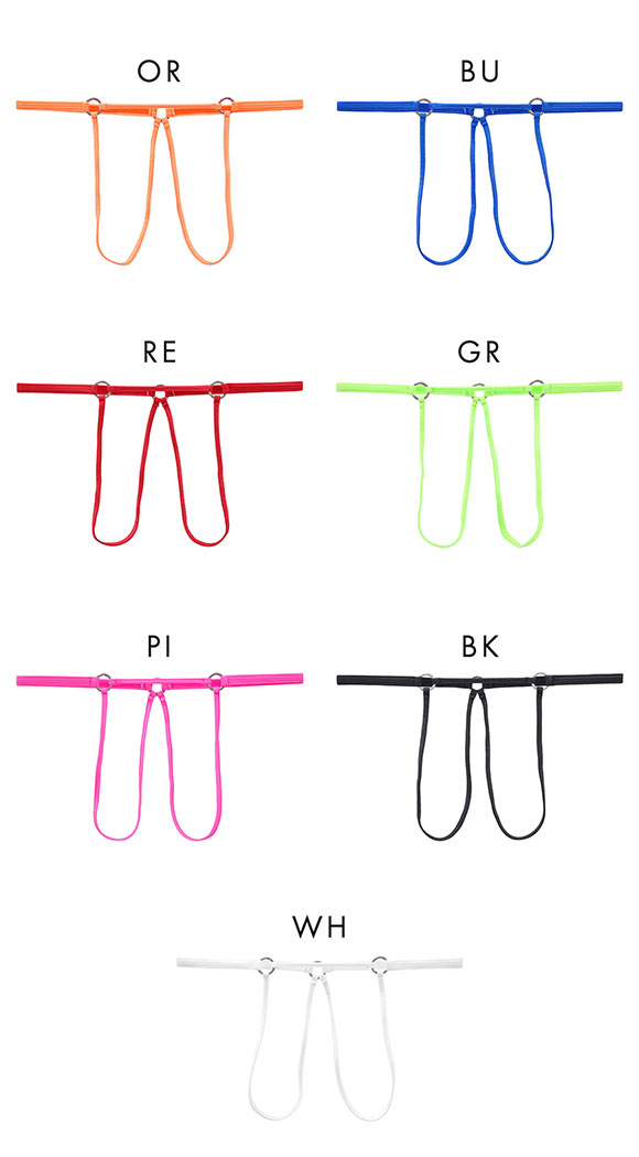 ユニセックス uniSeX WET 枠わくタンガ Tバック ビキニ ジェンダーレス 男女兼用 TM ボンテージ ソング