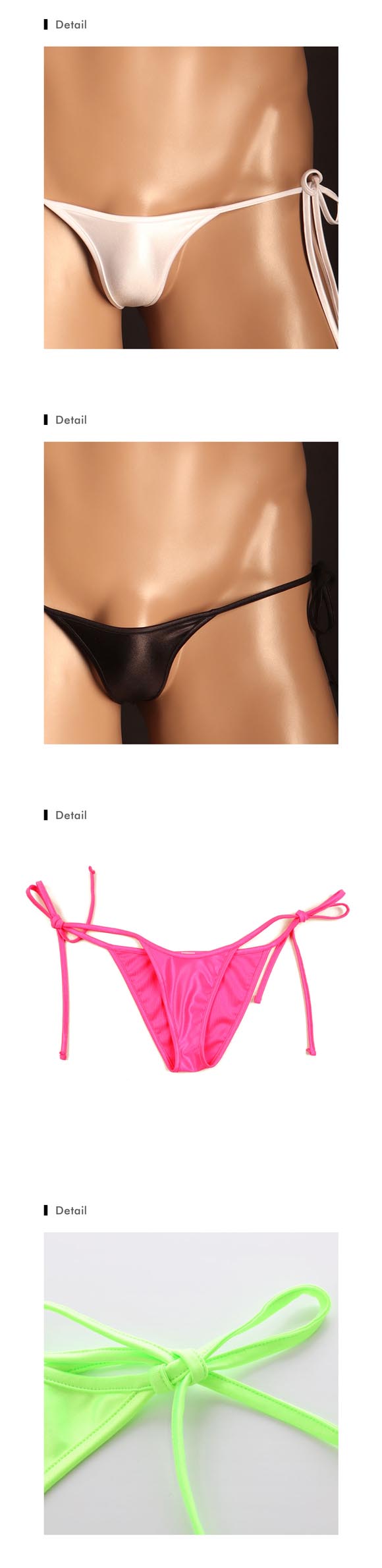 ユニセックス uniSeX WET side ribbon HB ハーフバック ビキニ ジェンダーレス ユニセックス 男女兼用 TM