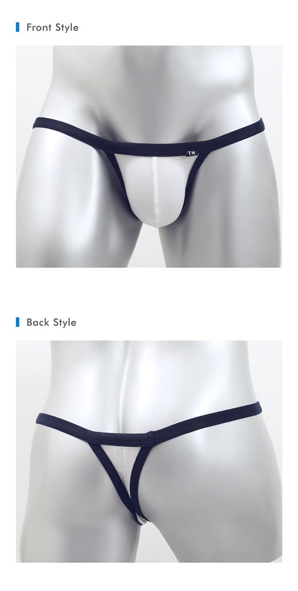 ティーエム コレクション Lyocell Power binding Sporty BIKINI Tバック M メンズ ビキニ ブリーフ セクシー 前閉じ