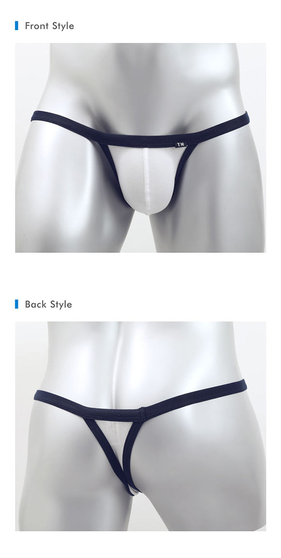 ティーエム コレクション Lyocell Power binding Sporty BIKINI Tバック M メンズ ビキニ ブリーフ セクシー 前閉じ
