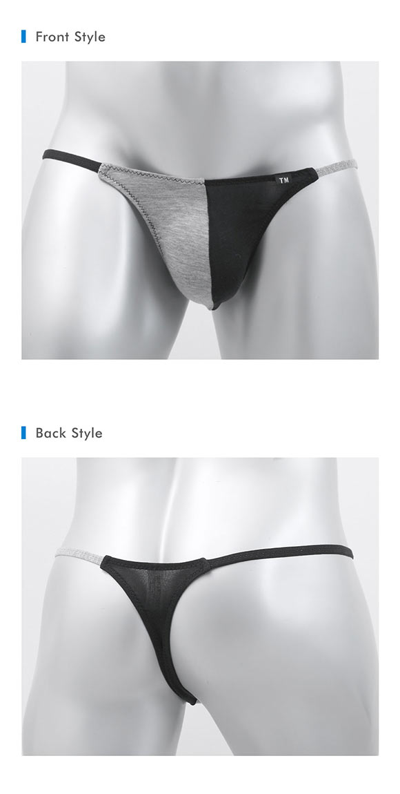 ティーエム コレクション Lyocell side string 2tone TB Tバック ビキニ メンズ TM collection