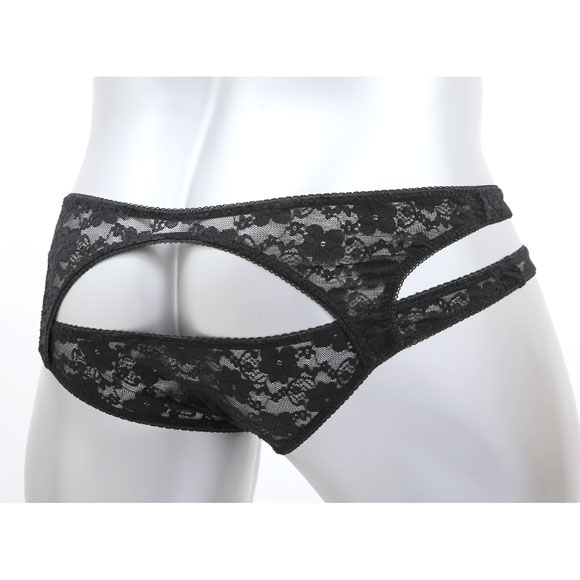 ユニセックス PLAY LACE OPEN HIPショーツ ビキニ ジェンダーレス ユニセックス 男女兼用 TM