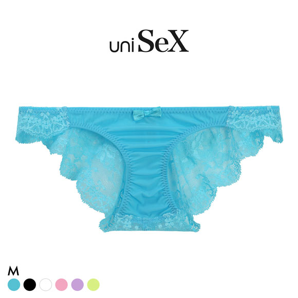 ユニセックス GMF back lace HB ハーフバック ショーツ ジェンダーレス 男女兼用 TM uniSeX