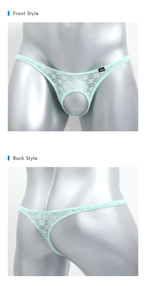 ティーエム コレクション レース フロントオープン Tバック セクシー メンズ TM collection