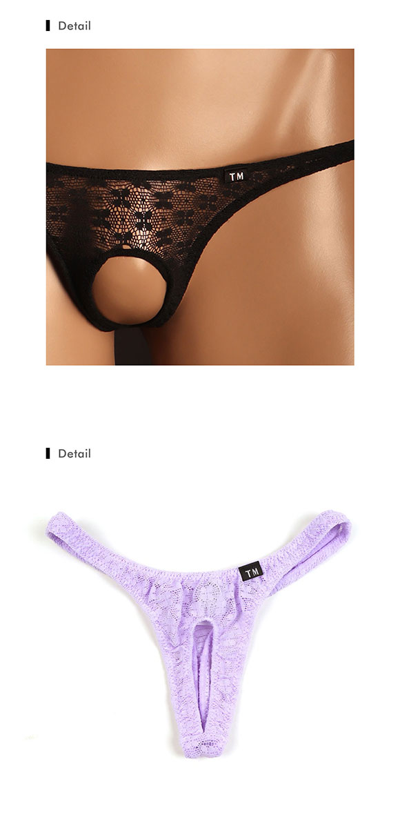 ティーエム コレクション レース フロントオープン Tバック セクシー メンズ TM collection