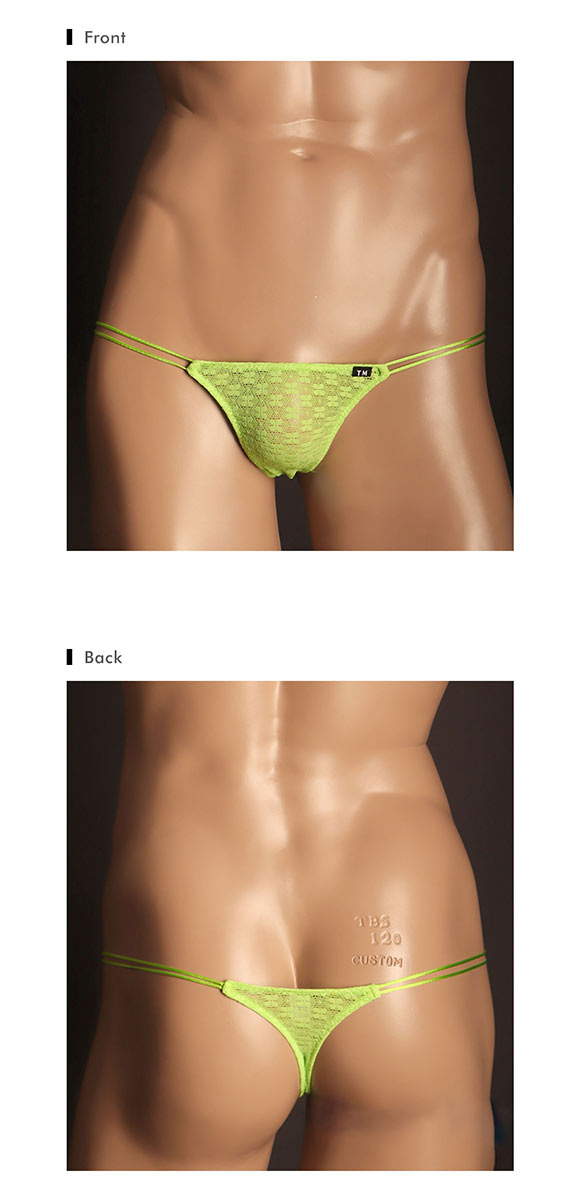 ティーエム コレクション Soft woolly lace ダブルループ TB Tバック メンズ TM collection 日本製