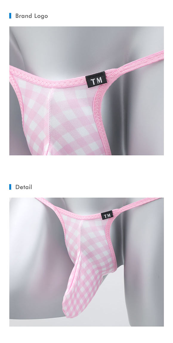 ティーエム コレクション YKS ギンガムチェック Sharp G-STRING メンズ Tバック Gストリング ビキ二 TM collection