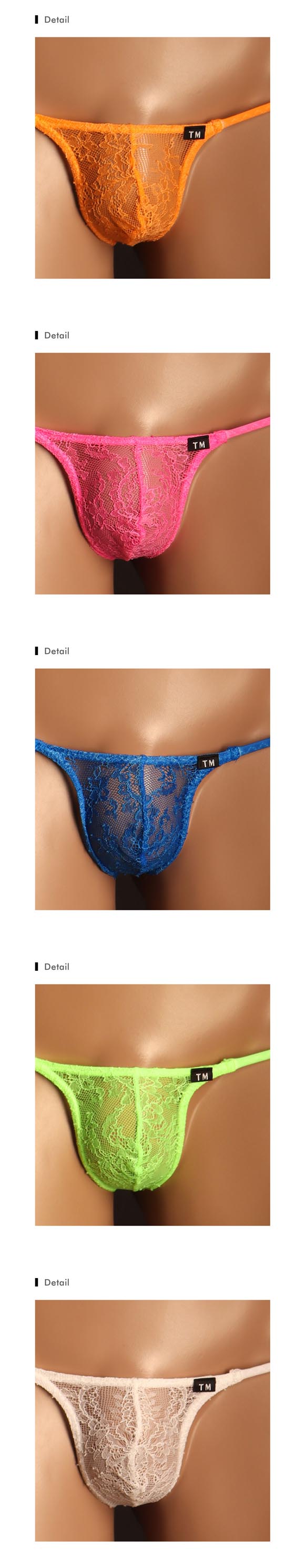 ティーエム コレクション ストレッチレース x NewT2M2 side string TB Tバック ビキニ メンズ TM collection