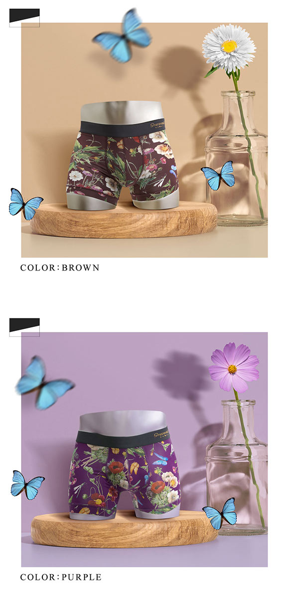 グレイブボールト Gravevault×SHIROHATO 別注 限定カラー FLORA ショートボクサーパンツ S M L LL 3050972 フローラ