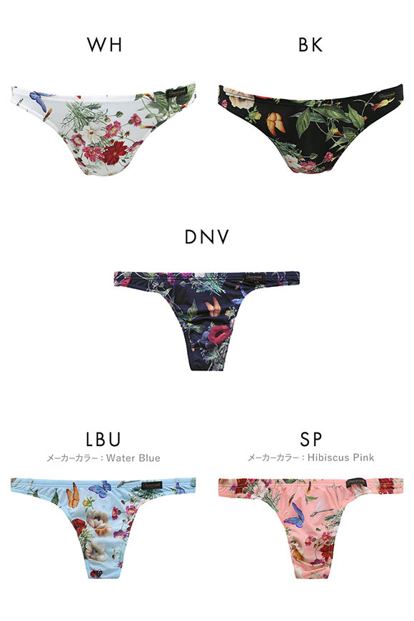 グレイブボールトGravevault フローラプリント Tバック