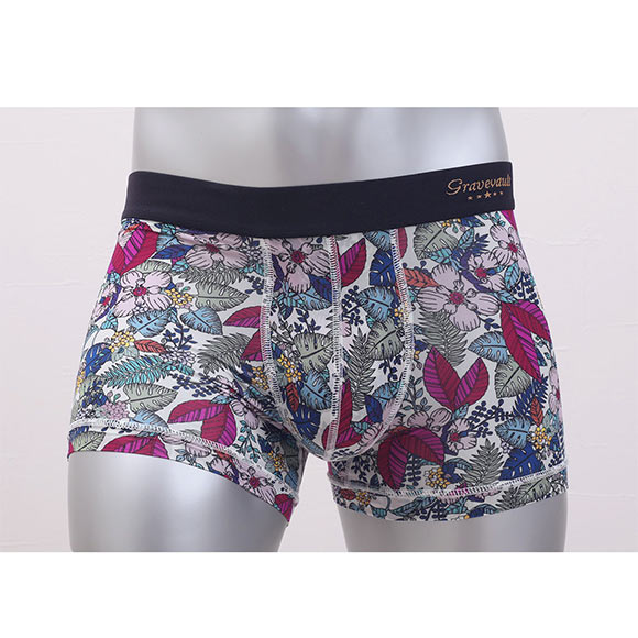 グレイブボールトGravevault WILD FLOWERS ボクサーパンツ ショート メンズ 前とじ S M L 3051782