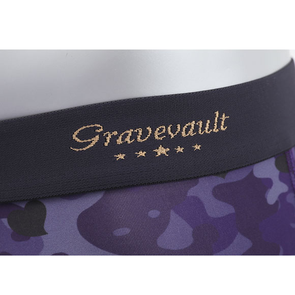グレイブボールトGravevault Love camouflage ボクサーパンツ ショート メンズ 前とじ S M L 3051912