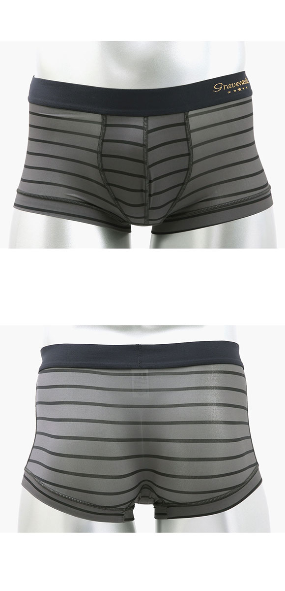 グレイブボールト Gravevault BORDER ローライズボクサーパンツ SML